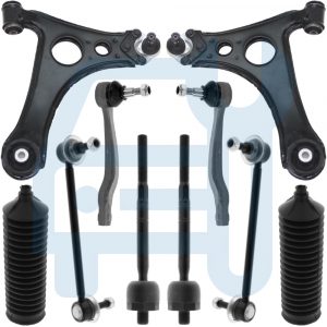 Kit Triangle Bras de Suspension Avant 10 Pièces pour Mercedes Classe A W168