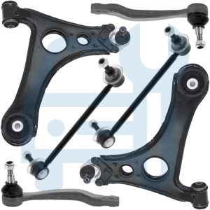 Kit Triangle Bras de Suspension Avant 6 Pièces pour Mercedes Classe A W168