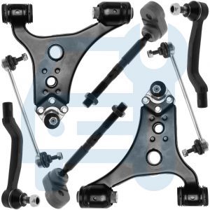 Kit Triangle Bras de Suspension Avant 8 Pièces pour Mercedes Classe A W169