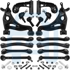Kit Triangle Bras de Suspension Avant & Arrière 17 Pièces pour Mercedes CLK W208 A208