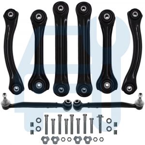 Kit Triangle Bras de Suspension Arrière 9 Pièces pour Mercedes CLK A209 C209 W209