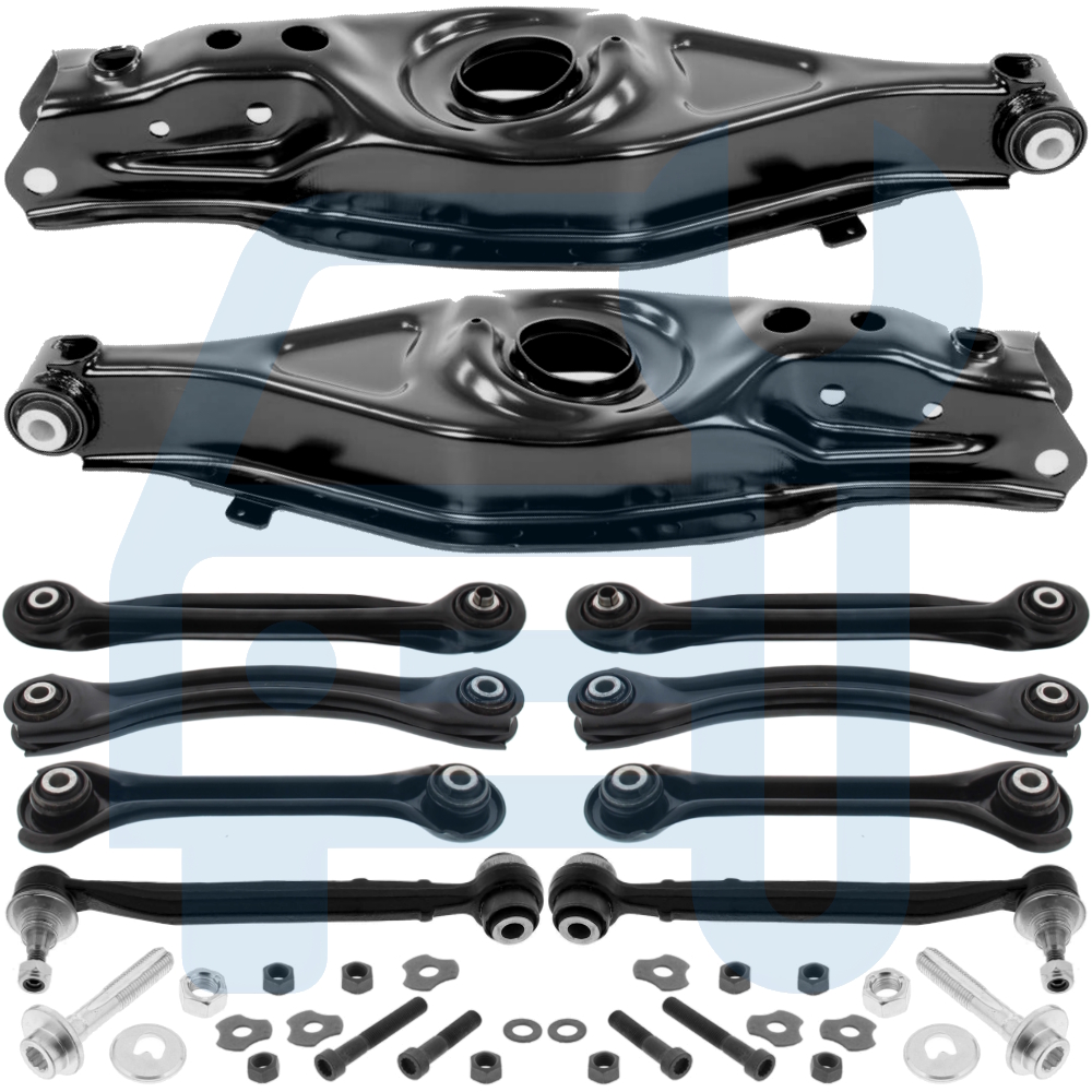 Kit Triangle Bras de Suspension Arrière 11 Pièces pour Mercedes Classe C W203 S203 CL203