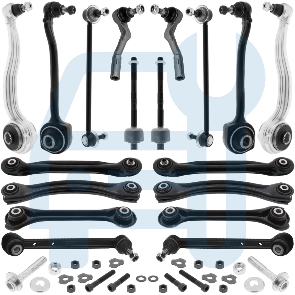 Kit Triangle Bras de Suspension Avant Arrière 19 Pièces pour Mercedes SLK R171