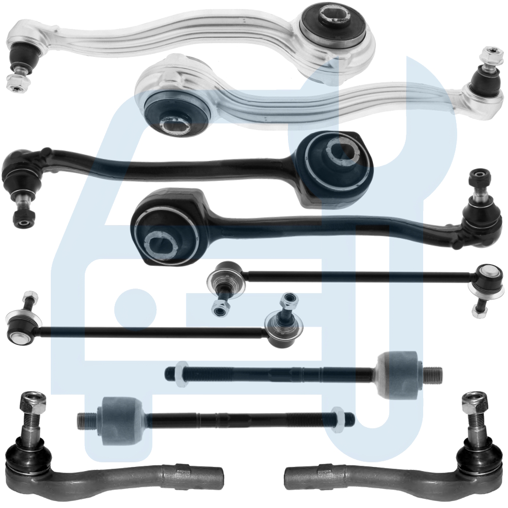 Kit Triangle Bras de Suspension Avant 10 Pièces pour Mercedes Benz Classe C W203 AMG SPORT