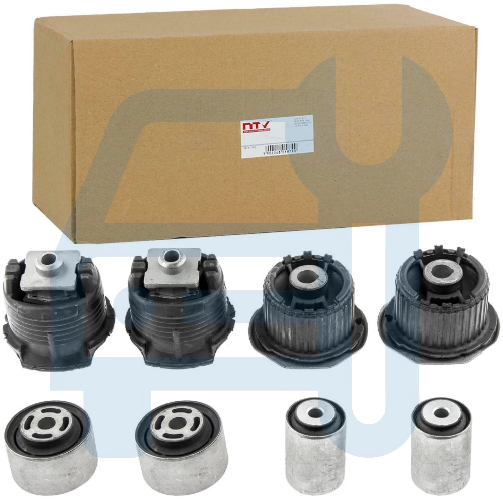 Kit Réparation Silent Blocs Berceau Arrière 8 Pièces pour Mercedes CLS C218 X218