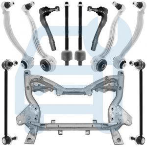 Plot de Berceau Moteur & Bras de Suspension Avant 4 Pièces pour Mercedes Classe C W204 C204 S204