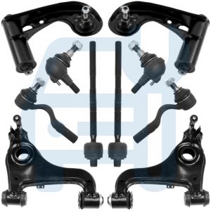 Kit Triangle Bras de Suspension Avant 10 Pièces pour Mercedes Classe E W210 S210