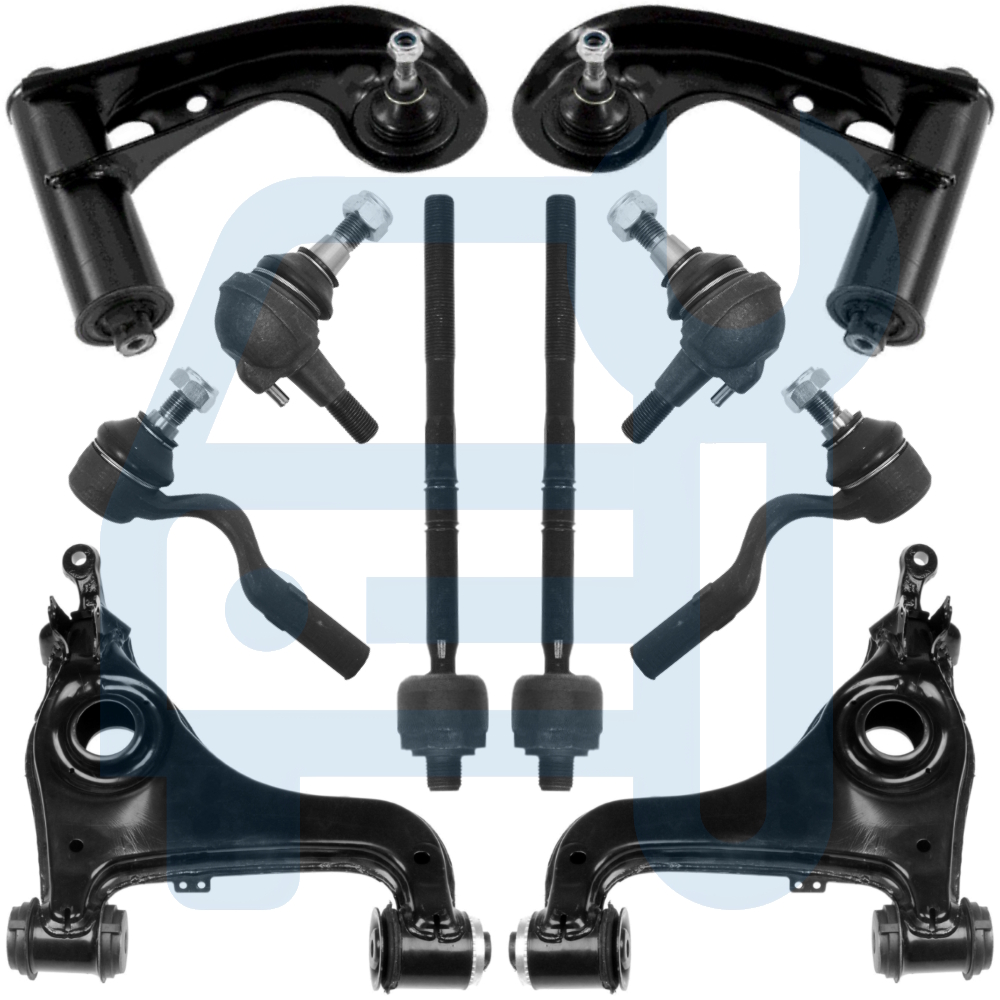 Kit Triangle Bras de Suspension Avant 10 Pièces pour Mercedes Classe E W210 S210