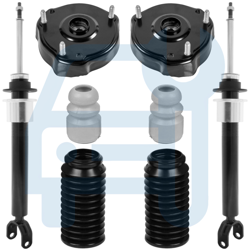 Kit Amortisseurs Gaz Coupelles Butée Avant pour Mercedes Classe E W211 S211