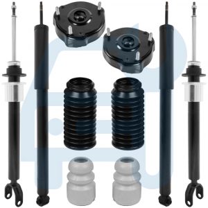 Kit Amortisseurs Gaz Coupelles Butée Avant & Arrière pour Mercedes Classe E W211 S211