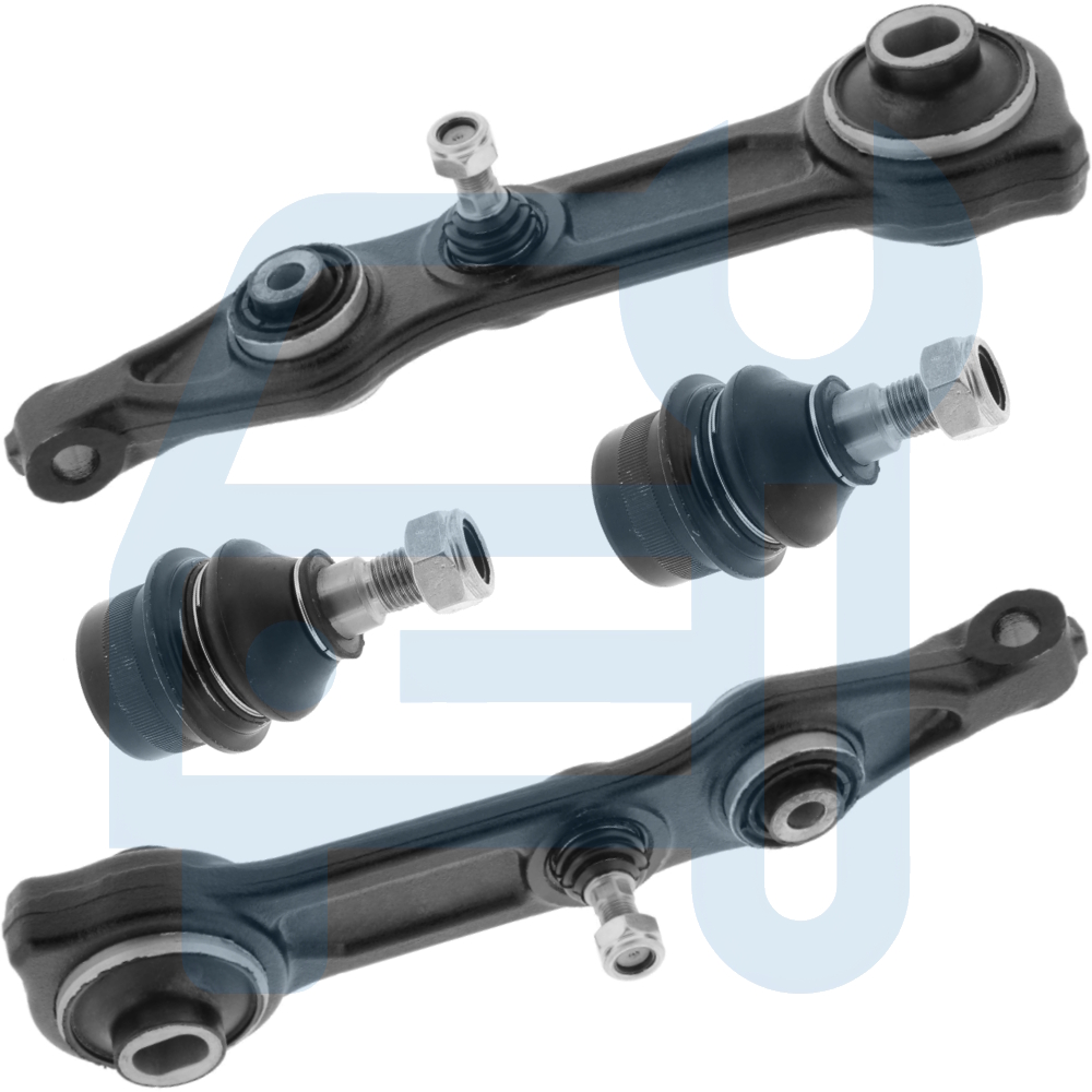 Kit Triangle Bras de Suspension Avant Inférieur 4 Pièces pour Mercedes Classe E W211 S211 CLS C219