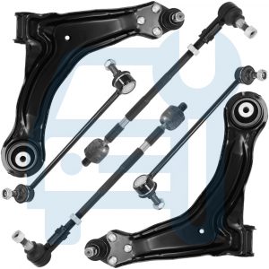 Kit Triangle Bras de Suspension Avant 8 Pièces pour Mercedes Classe V Vito W638
