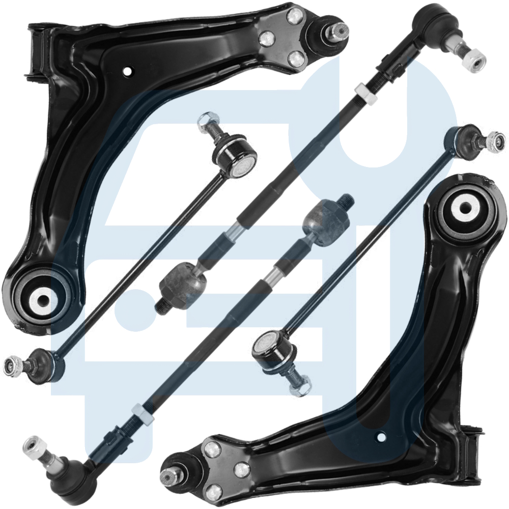 Kit Triangle Bras de Suspension Avant 8 Pièces pour Mercedes Classe V Vito W638
