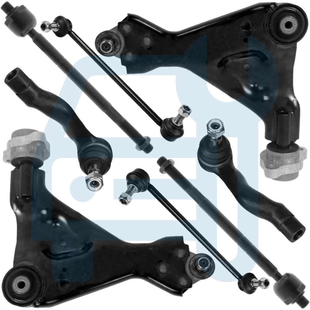 Kit Triangle Bras de Suspension Avant 8 Pièces pour Mercedes Vito Viano W639 10-14