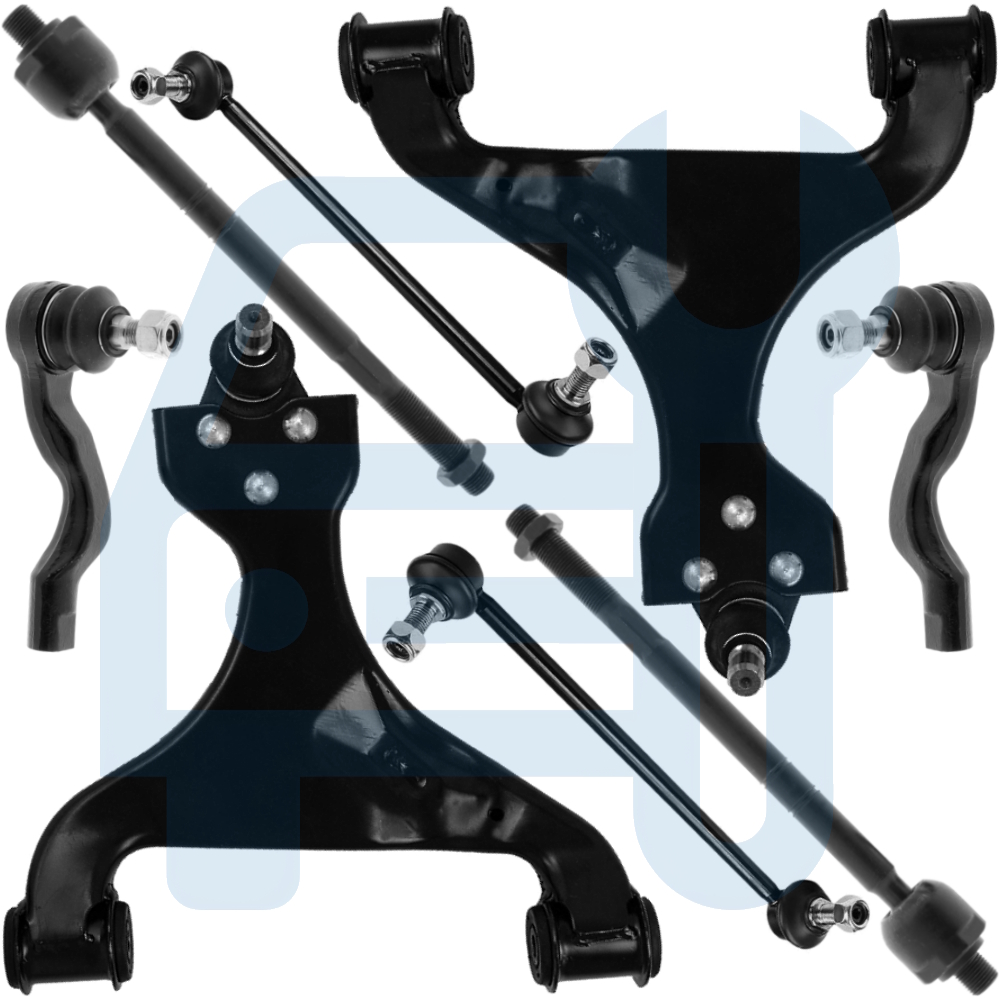 Kit Triangle Bras de Suspension Avant 8 Pièces pour Mercedes Vito Viano W639