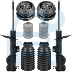 Kit Amortisseurs Gaz Coupelles Butée Avant Arrière pour Mercedes Vito Viano W639