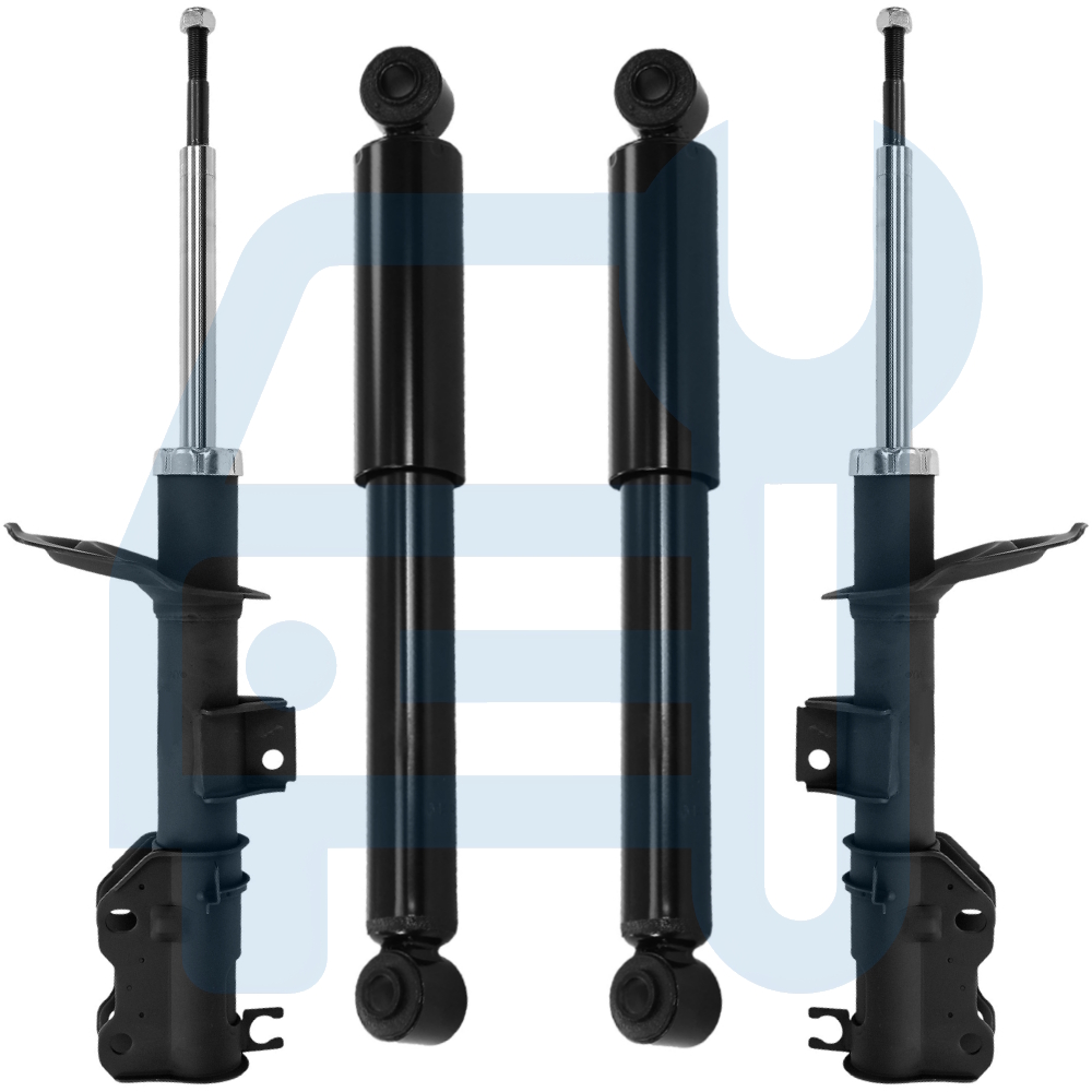 Kit Amortisseurs Gaz Essieu Avant & Arrière 4 Pièces pour Mercedes Vito Viano W639