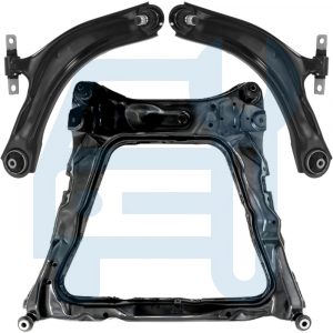 NISSAN QASHQAI J10 1.6 2.0 BERCEAU SUPPORT MOTEUR CADRE BRAS DE SUSPENSION AVANT