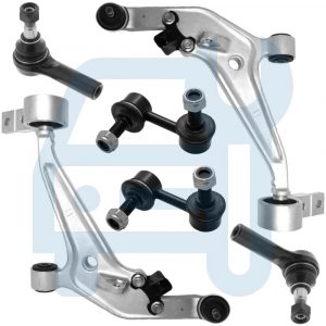 NISSAN X-TRAIL T30 TRIANGLE BRAS DE SUSPENSION ALU ROTULES DIRECTION BIELLETTES