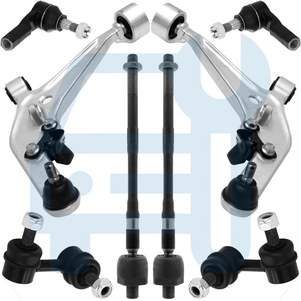 NISSAN X-TRAIL T30 TRIANGLE BRAS DE SUSPENSION ROTULE BIELLETTE AVANT AV 8 PCS