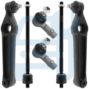 OPEL AGILA A H00 TRIANGLE BRAS DE SUSPENSION ROTULE DIRECTION ESSIEU AVANT 6 PCS