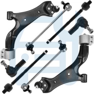 OPEL ANTARA TRIANGLE BRAS DE SUSPENSION ROTULE BIELLETTE BARRE STAB AVANT 8 PCS