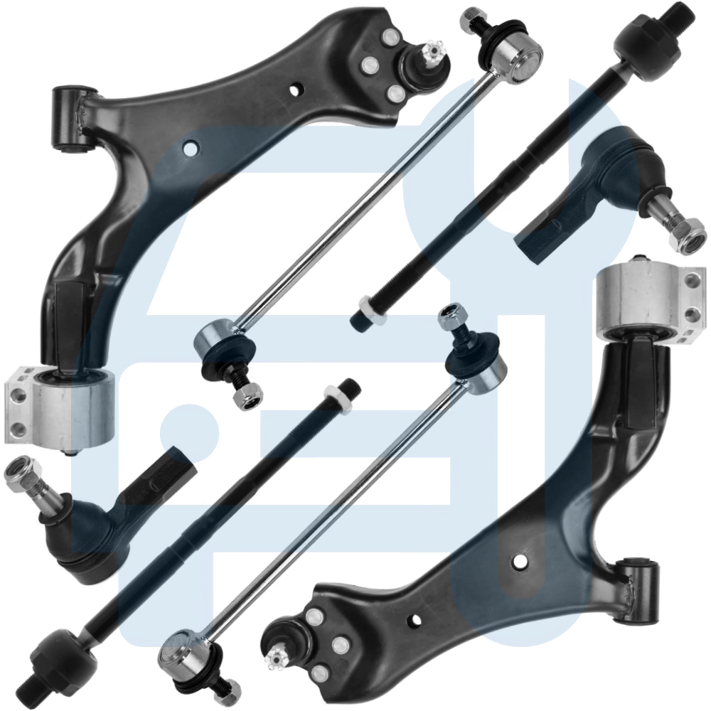 OPEL ANTARA TRIANGLE BRAS DE SUSPENSION ROTULE BIELLETTE BARRE STAB AVANT 8 PCS