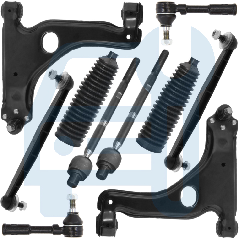 OPEL ZAFIRA A TRIANGLE BRAS DE SUSPENSION ROTULE BIELLETTE SOUFFLET AVANT 10 PCS