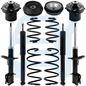 OPEL CORSA C AMORTISSEURS GAZ COUPELLES BUTÉE RESSORTS SUSPENSION AVANT ARRIÈRE