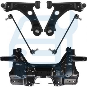 OPEL CORSA D BERCEAU SUPPORT MOTEUR BRAS DE SUSPENSION ROTULE BIELLETTE AVANT AV