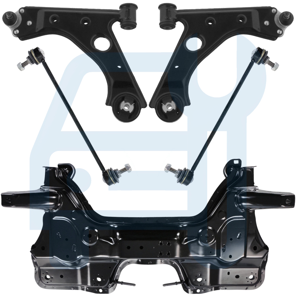 OPEL CORSA D BERCEAU SUPPORT MOTEUR BRAS DE SUSPENSION ROTULE BIELLETTE AVANT AV