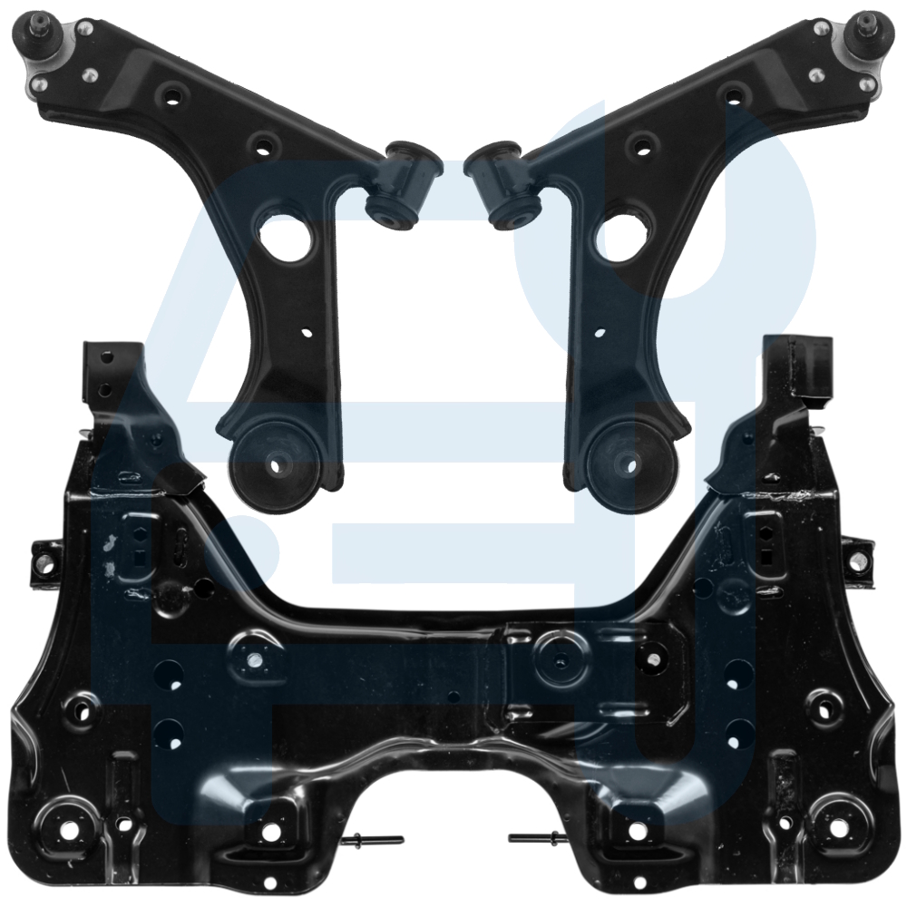 OPEL CORSA D BERCEAU SUPPORT MOTEUR KIT TRIANGLE BRAS DE SUSPENSION ROTULE AVANT