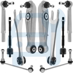 Kit Triangle Bras de Suspension Avant 10 Pièces pour Porsche 911 996 Boxster 986