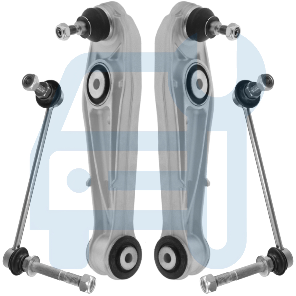 Kit Triangle Bras de Suspension Avant 4 Pièces pour Porsche 911 996 Boxster 986