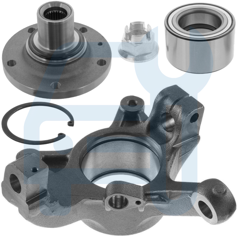 RENAULT MASTER II 2 PORTE FUSEE D'ESSIEU MOYEU DE ROUE ROULEMENT AV AVANT DROIT