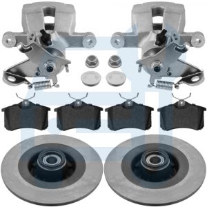 DISQUE DE FREIN + ROULEMENT Ø270MM PLAQUETTES ETRIER ARRIÈRE RENAULT MEGANE 2 II