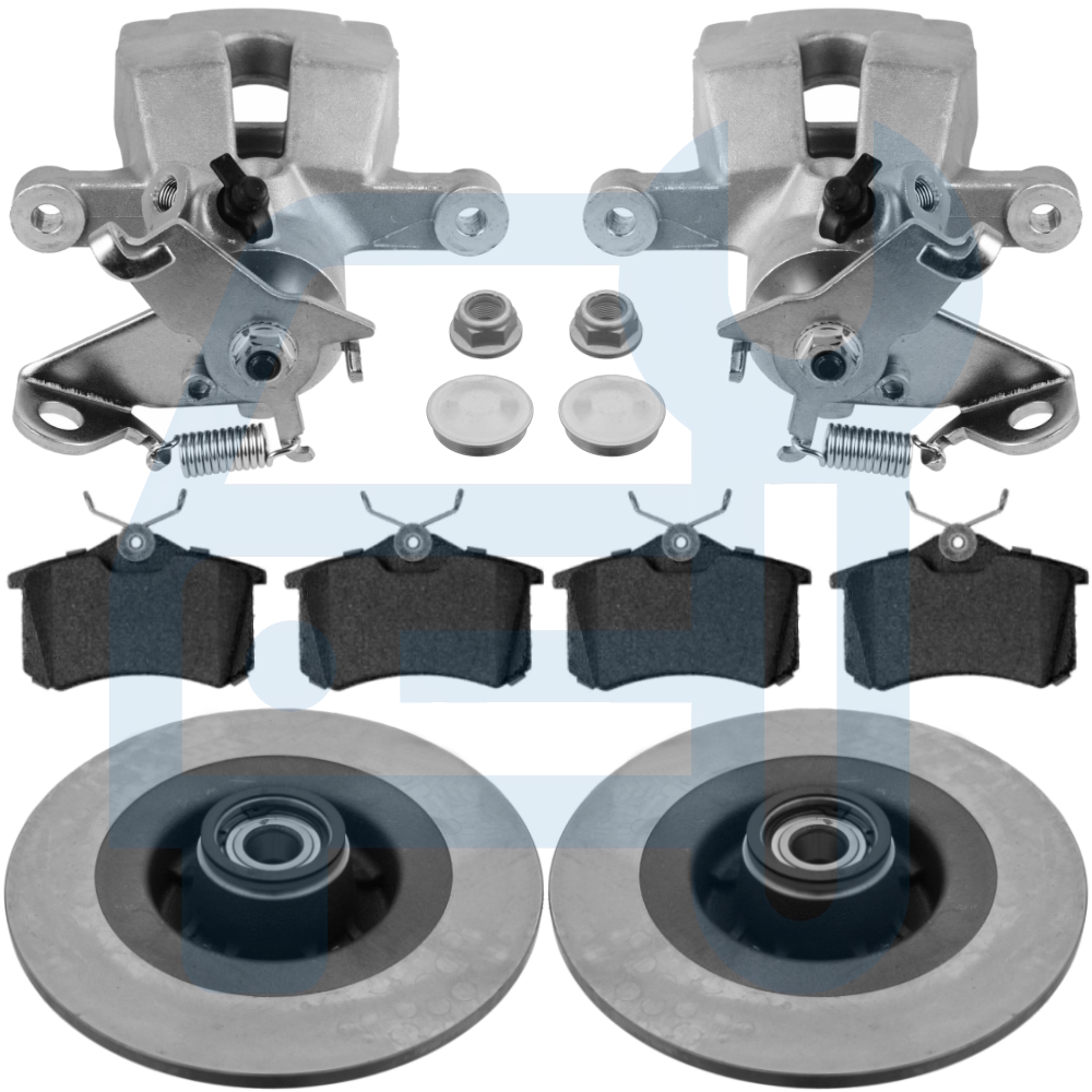 DISQUE DE FREIN + ROULEMENT Ø270MM PLAQUETTES ETRIER ARRIÈRE RENAULT MEGANE 2 II