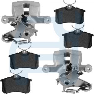 KIT ETRIER DE FREIN & PLAQUETTES ARRIÈRE RENAULT MEGANE 2 II SCENIC TWINGO WIND