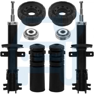 OPEL VIVARO A RENAULT TRAFIC II KIT AMORTISSEURS COUPELLES BUTÉE SOUFFLET AVANT