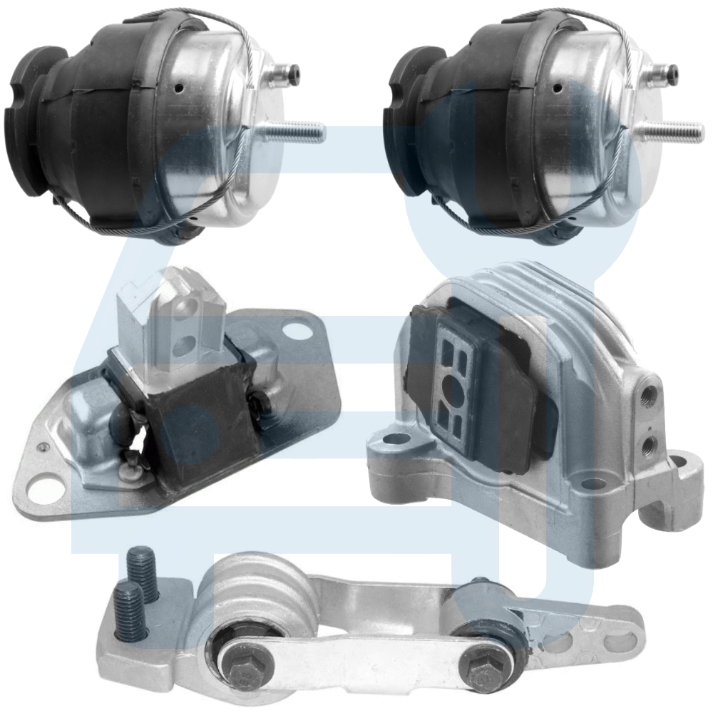 Kit Silent Bloc Support Moteur Boite de Vitesse pour Volvo S60 S80 V70 XC70 XC90 D5