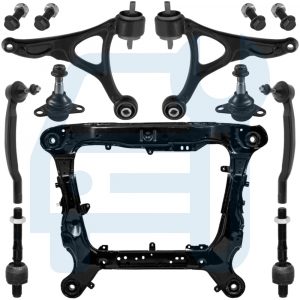 Kit Triangle Bras De Suspension Essieu Avant Berceau Moteur pour Volvo XC90 I