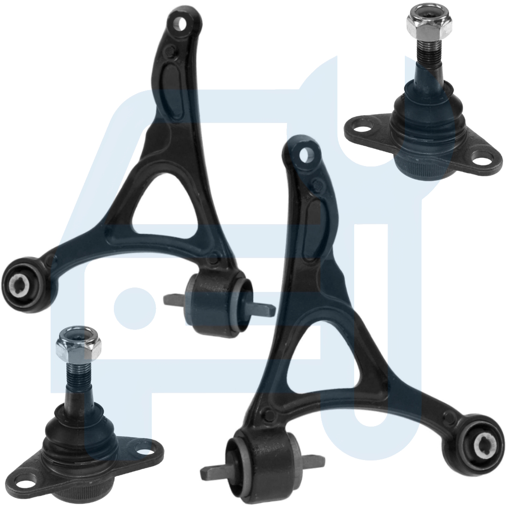 Kit Triangle Bras de Suspension Avant Inférieur 4 Pièces pour Volvo XC90 I