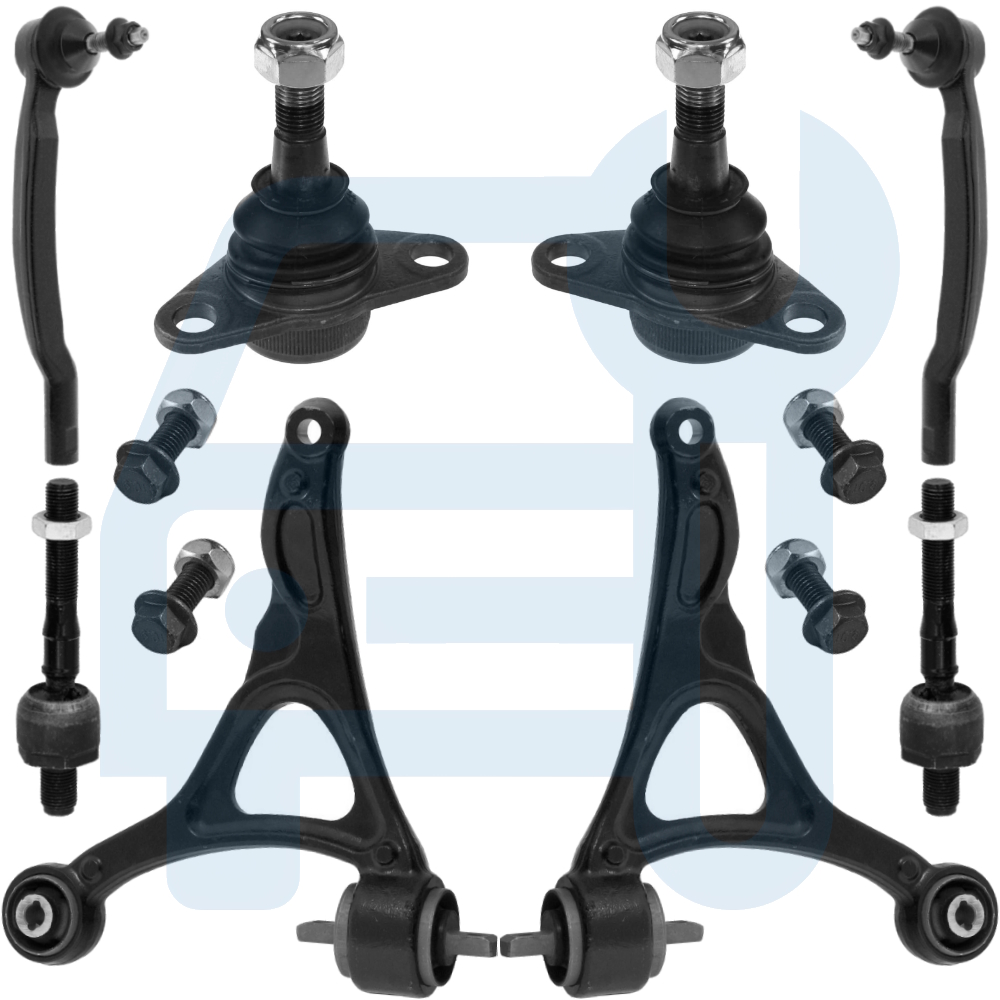 Kit Triangle Bras de Suspension Avant Inférieur 8 Pièces pour Volvo XC90 I