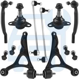 Kit Triangle Bras de Suspension Avant Inférieur 8 Pièces pour Volvo XC90 I