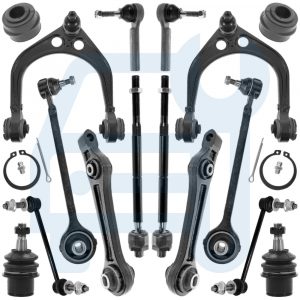 Kit Triangle Bras de Suspension Essieu Avant 16 Pièces pour Chrysler 300C
